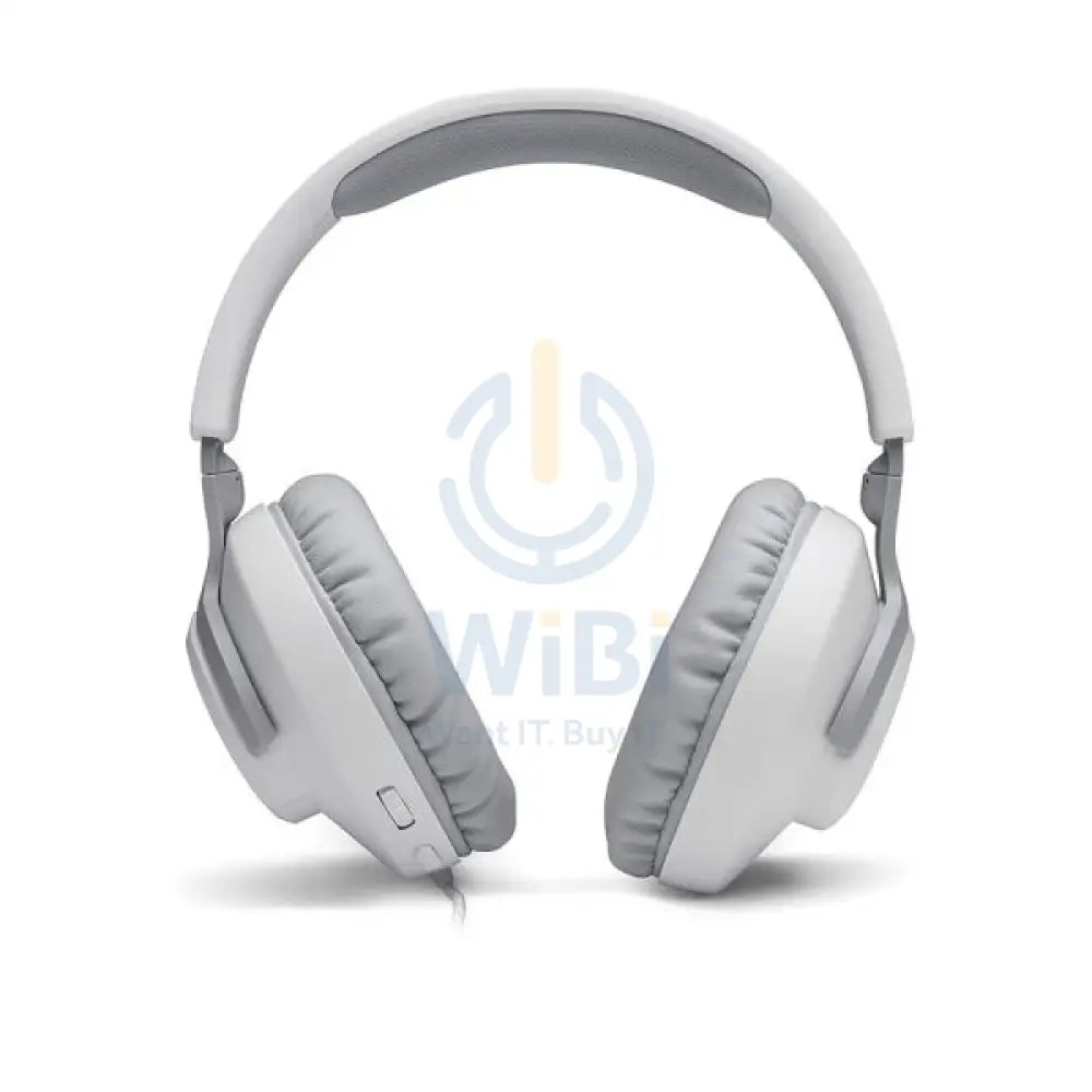 JBL Quantum 100 Wired Over-Ear Gaming Headphones - White Accessories > Audio > Headphones > Gaming Zone