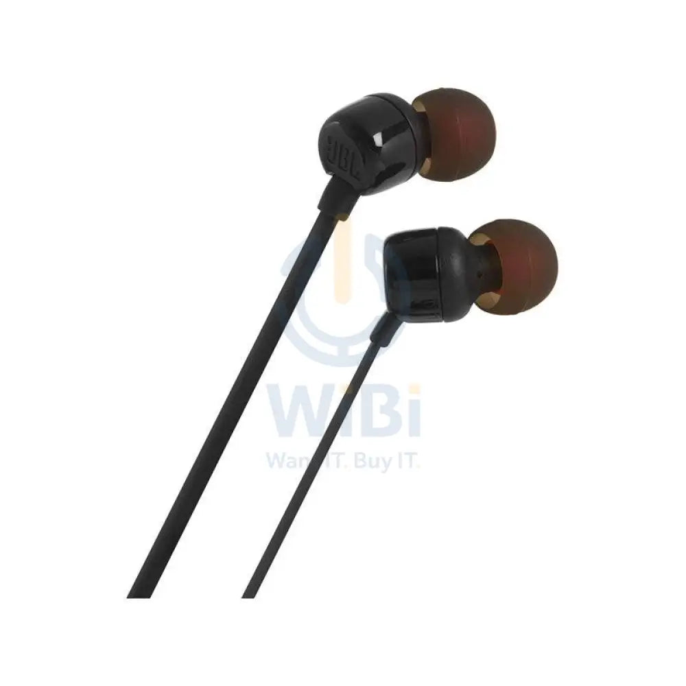 JBL Tune 110 Earphones - 3.5 mm / In-ear / Wired / Black Accessories > Audio > Headphones