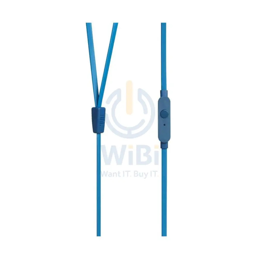 JBL Tune 110 Earphones - 3.5 mm / In-ear / Wired / Blue Accessories > Audio > Headphones