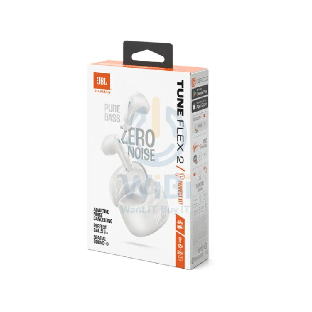 JBL Tune Flex 2 True Wireless Earbuds - In-Ear / Bluetooth / White Accessories > Audio > Headphones