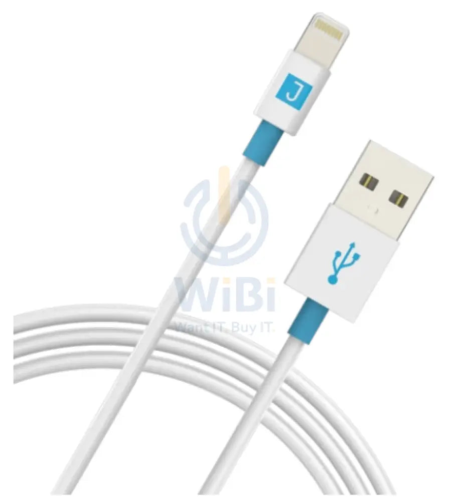 Juku Charge and Sync Cable with Lightning Connector (1.2M 2.4A) - White Accessories > Cables & Converters > Cables