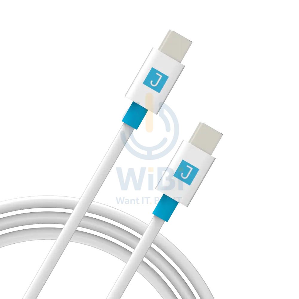 Juku USB C-C Charge and Sync Cable - 2M 3A USB 2.0 - White Accessories > Cables & Converters > Cables