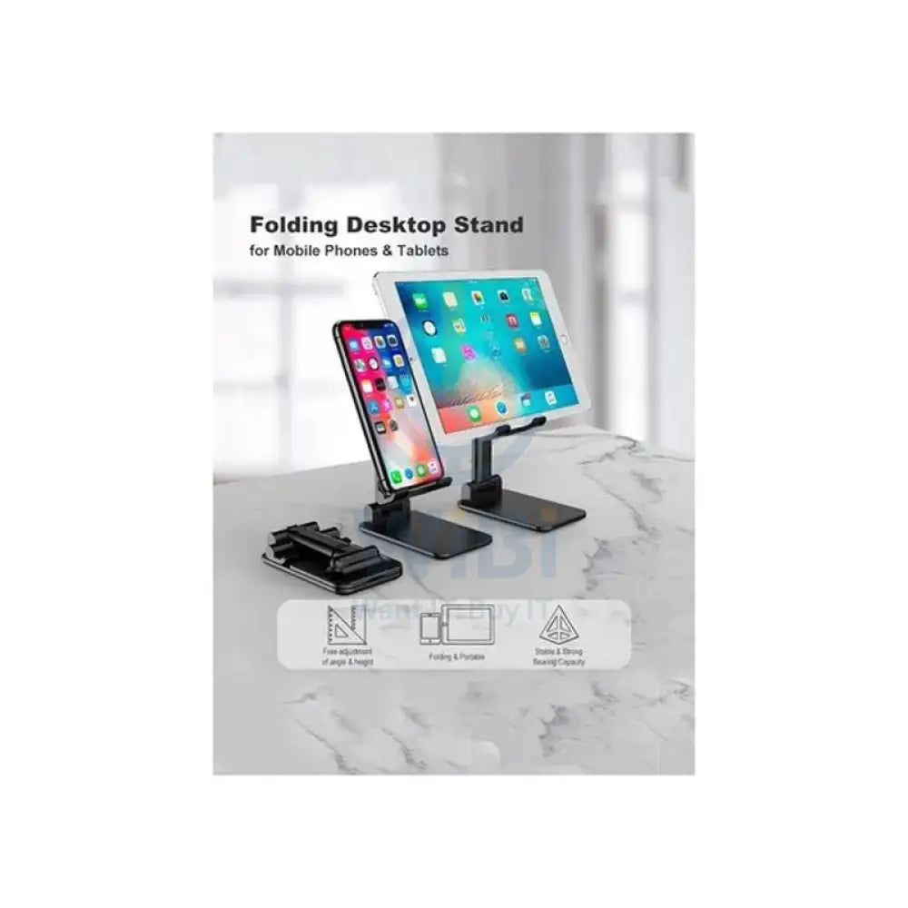 Kaku Holder Liftable and Foldable Desktop Holder - Black