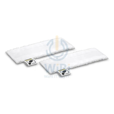 KARCHER Microfibre Cloth Set For Floor Nozzle Easyfix - White Cool Gadgets