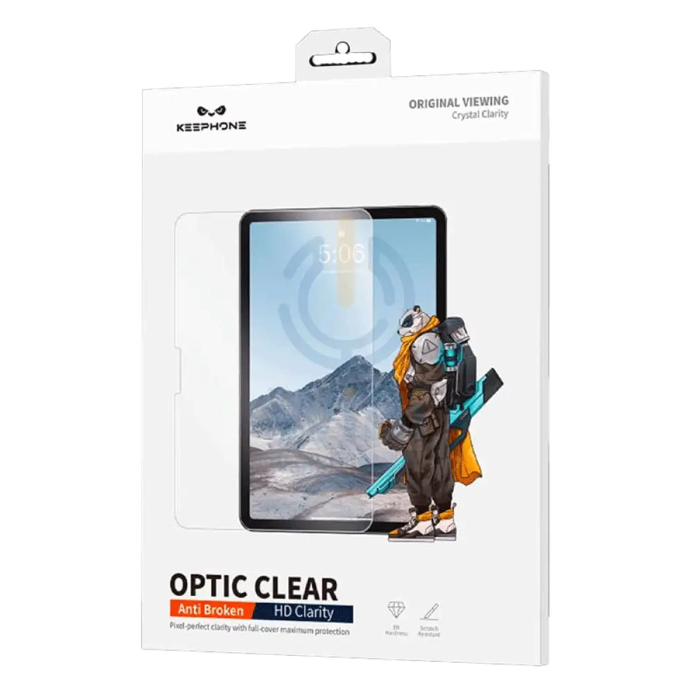KEEPHONE iPad 10th Gen Optic Clear Glass Accessories > Mobiles & Tablets > Tablets > Covers & Cases