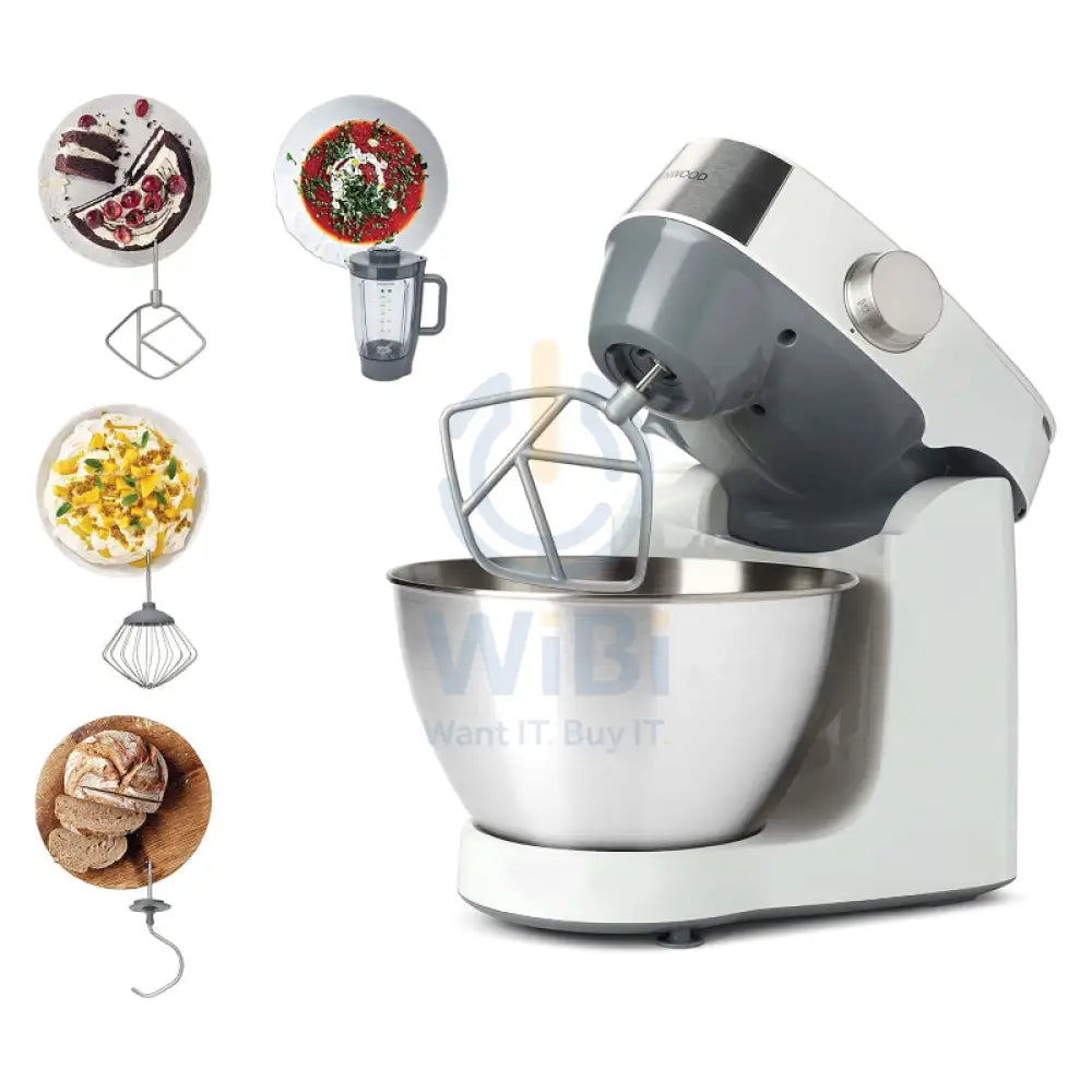 Kenwood KHC29.B0WH Stand Mixer Kitchen Machine PROSPERO + - 1000W / 4.3L Stainless-Steel Bowl Accessories > Smart