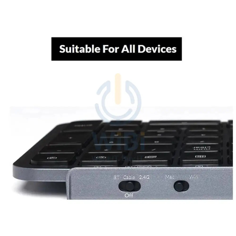 KeyChron B6 Pro Ulra-Slim Keyboard - Wireless / English/Arabic / Space Grey Accessories > Keyboard & Mouse