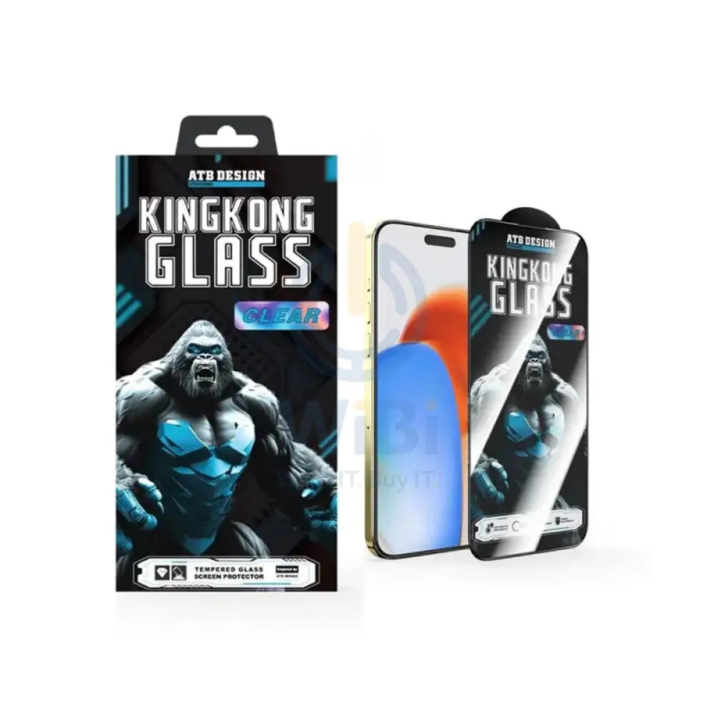 King Kong Tempered Glass Screen Protector - iPhone 17 / Clear Accessories > Mobiles & Tablets > Mobiles > Screen