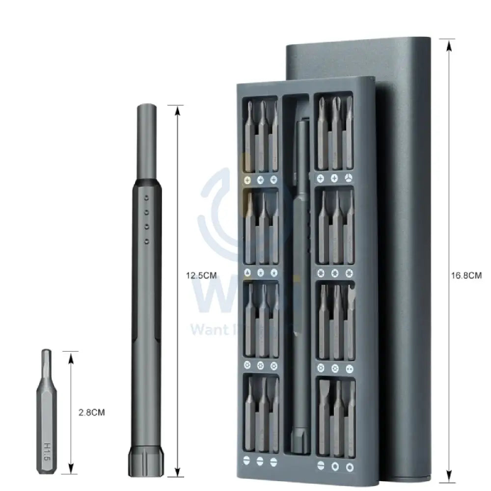 King’sdum 840027 24 In 1 S2 Steel Bits Screwdriver Set For Camera Repair Cool Gadgets