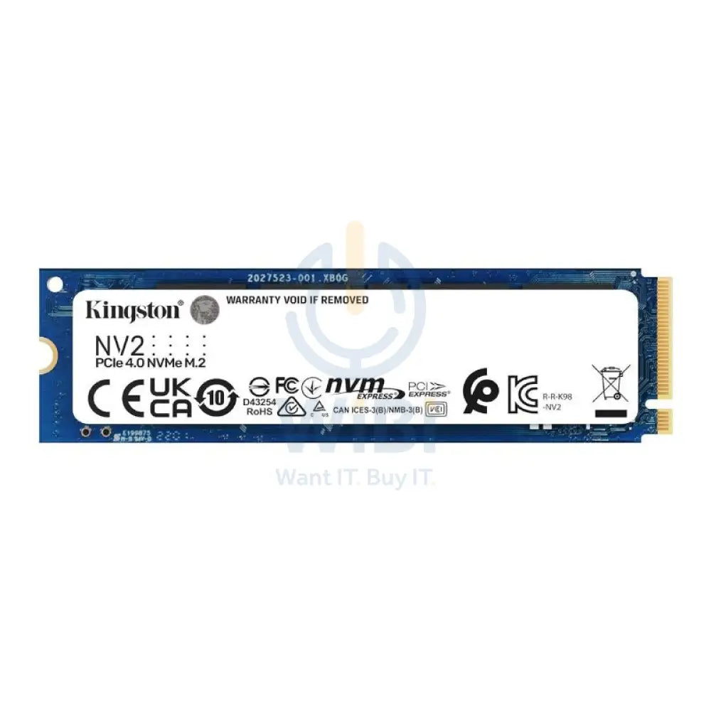 Kingston NV2 - 2TB / Up to 3500/2800 MB/s / M.2 2280 / PCIe 4.0 - SSD (Solid State Drive) Storage > Solid State Drive
