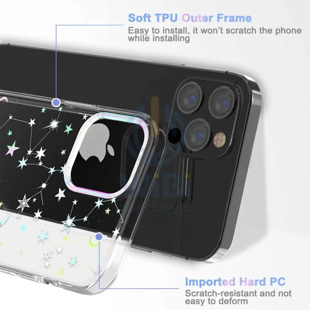 Kingxbar Case For iPhone 12 Pro Max - Starry Accessories > Mobiles & Tablets > Mobiles > Covers & Cases
