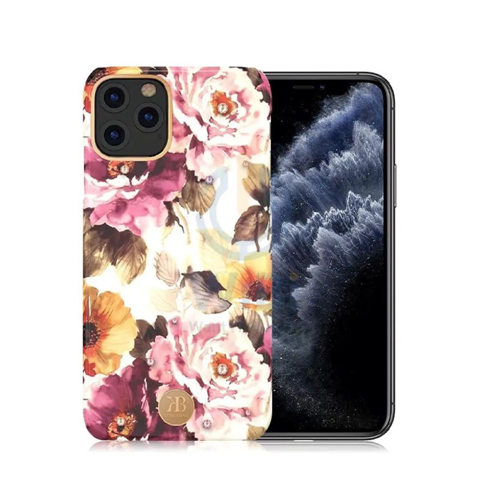 Kingxbar Swarovski Case - iPhone 11 Pro / Flora Pink Accessories > Mobiles & Tablets > Mobiles > Covers & Cases