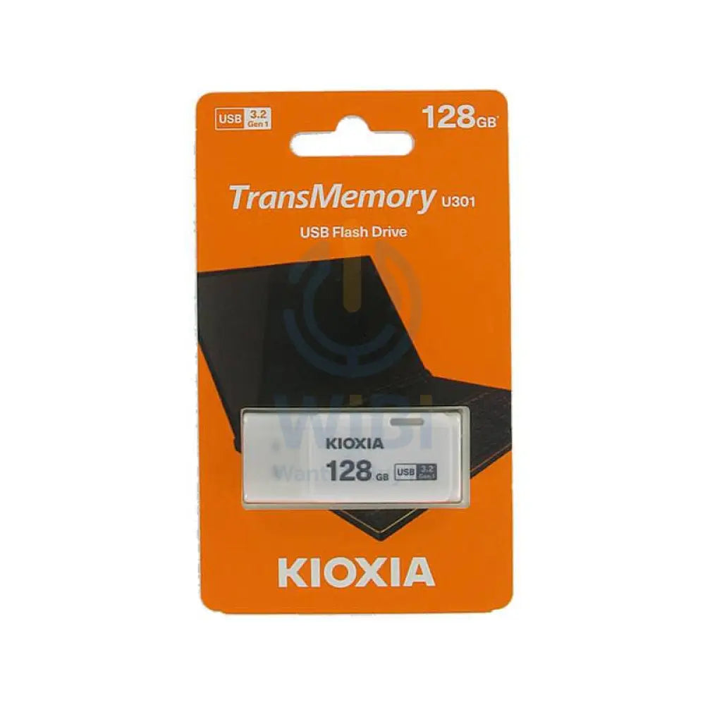كيوتشيا ش 301 ترانس ميموري - 128 جيجابايت / يو اس بي 3.2 الجيل 1 / أبيض 1 / أبيض 1