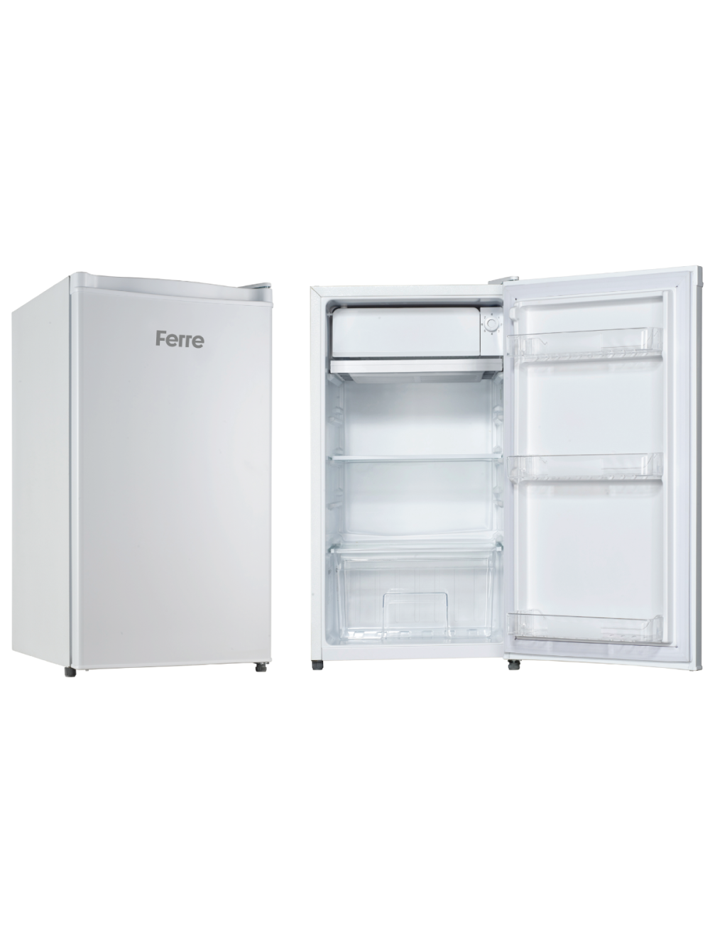 Ferre Single Door Refrigerator 4.2 CFT - 121L - De-Frost - White