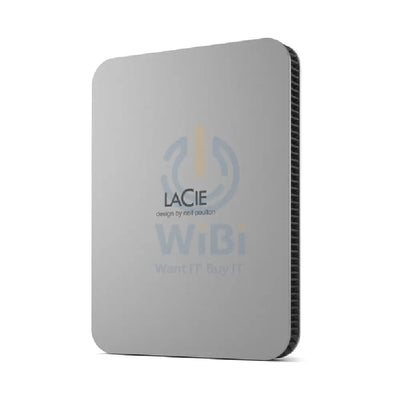 LaCie Portable Mobile Drive - 5TB / USB 3.2 Gen 1 / Type-C / Titanium Silver / External Hard Drive Storage > USB Hard