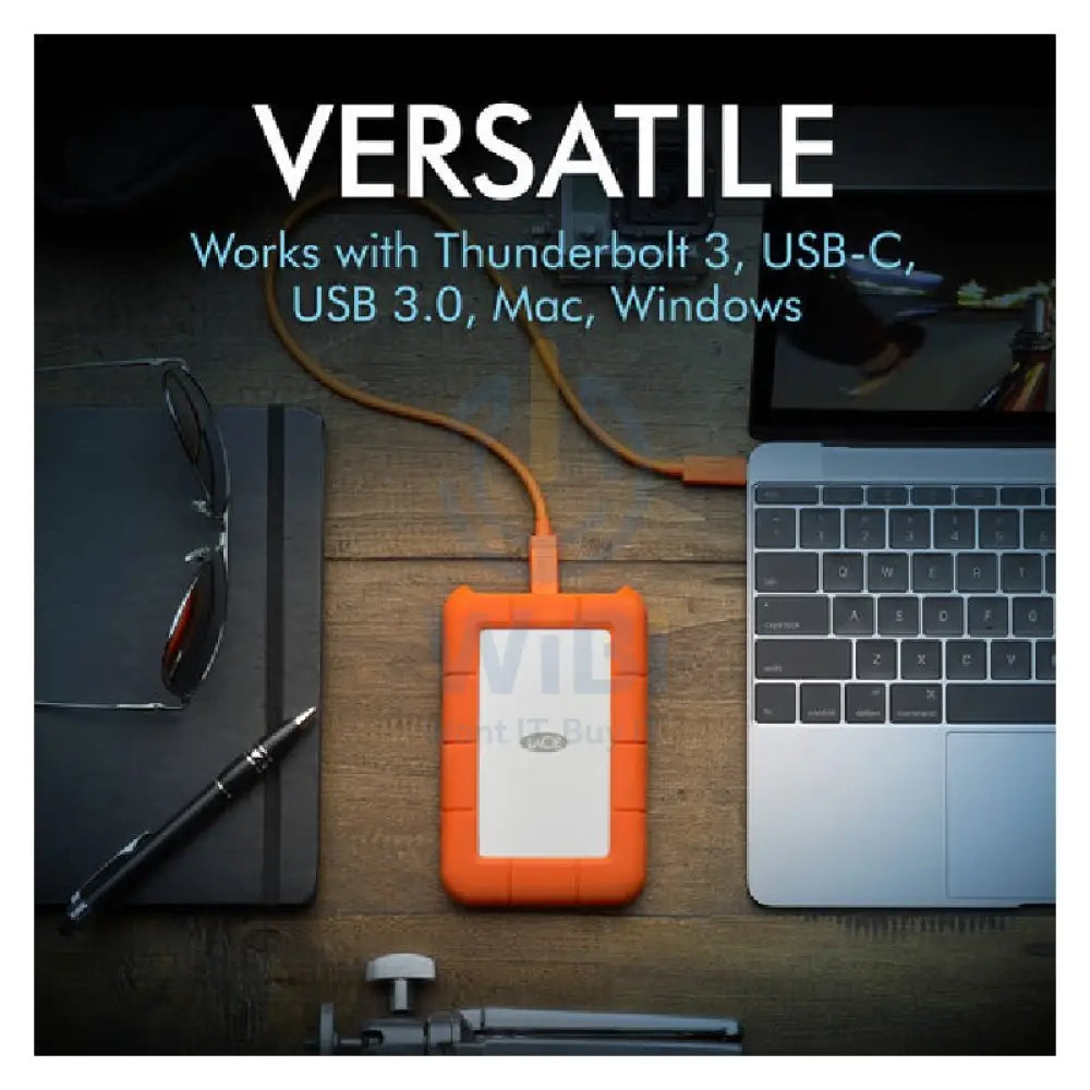 LaCie Rugged portable - 2TB / 5.0 Gbps / USB 3.1 Gen 1 / USB-C / External Hard Drive Storage > USB Hard Drive