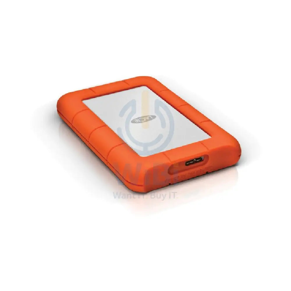 LaCie Rugged portable Mini - 2TB / 5.0 Gbps / USB 3.0 / Type-C / External Hard Drive Storage > USB Hard Drive