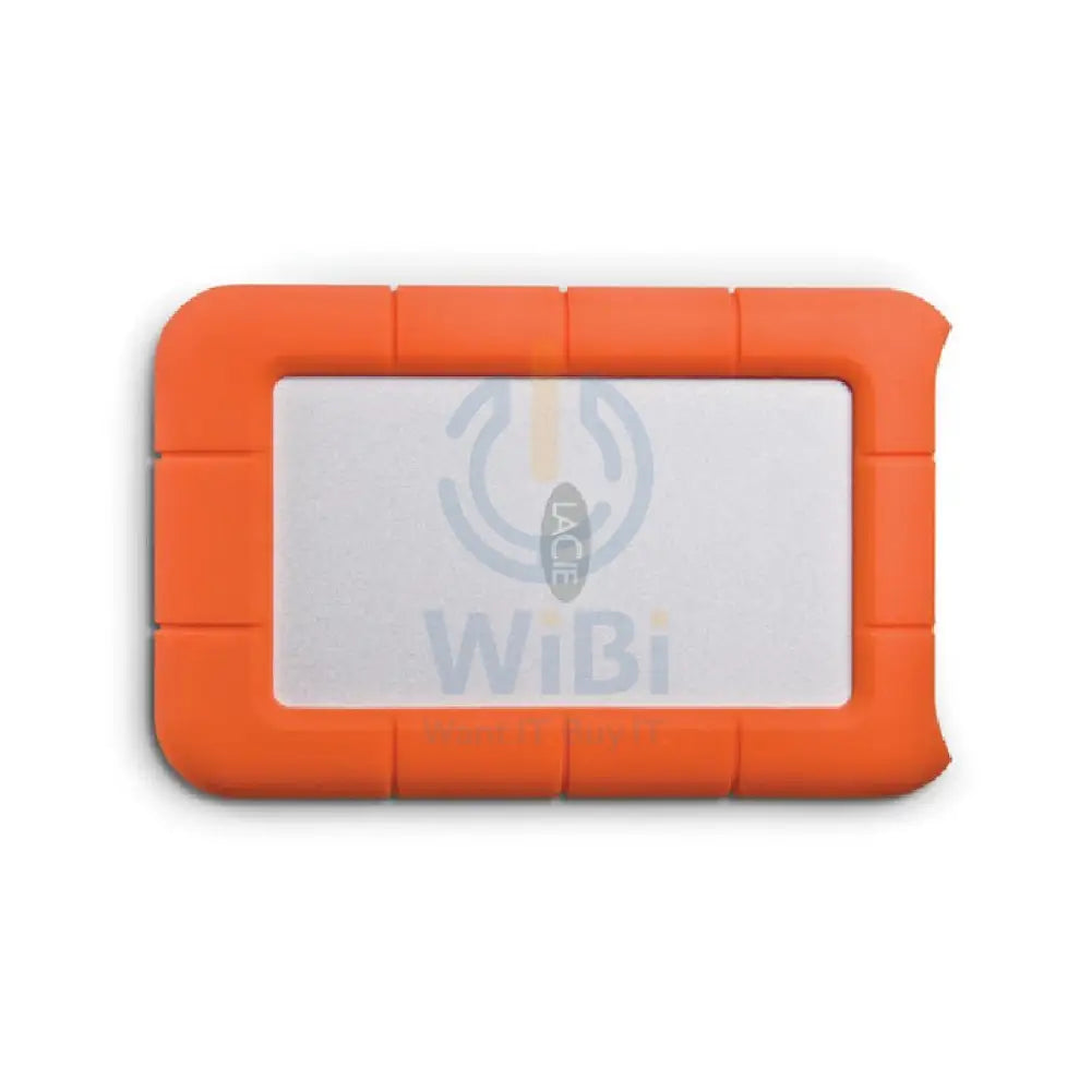 LaCie Rugged portable Mini - 2TB / 5.0 Gbps / USB 3.0 / Type-C / External Hard Drive Storage > USB Hard Drive