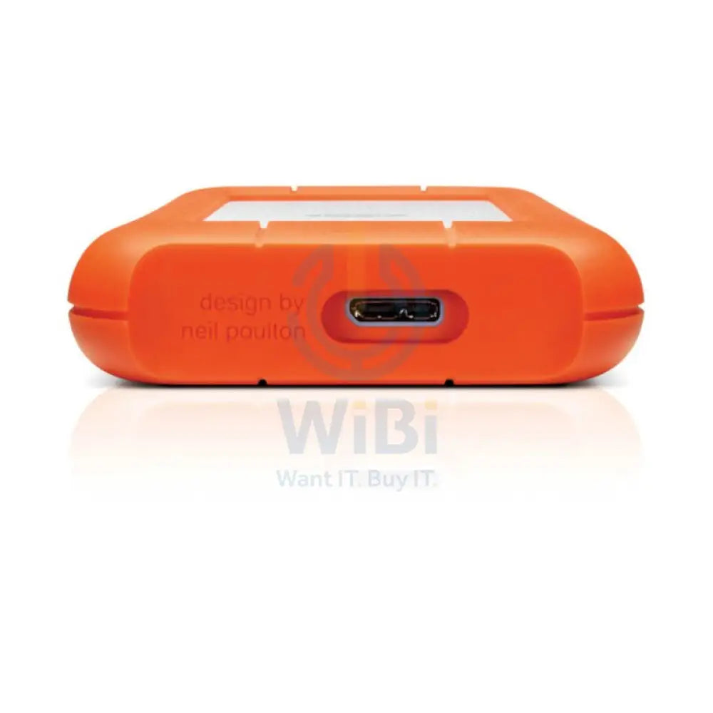 LaCie Rugged portable Mini - 2TB / 5.0 Gbps / USB 3.0 / Type-C / External Hard Drive Storage > USB Hard Drive
