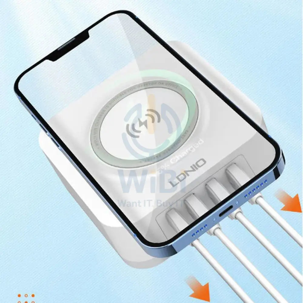 Ldnio 32W Desktop Wireless Fast Charging Station - 32W / PD + QC / White Accessories > Power Adapters