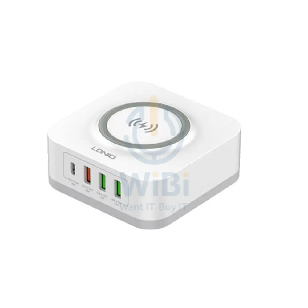 Ldnio 32W Desktop Wireless Fast Charging Station - 32W / PD+QC / White