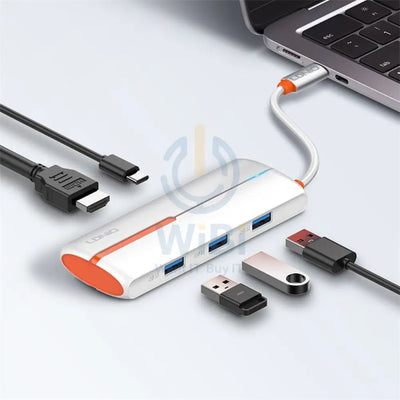 Ldnio 5 In 1 Type-C HUB Adapter 4K HD Black Accessories > Cables & Converters > Cables