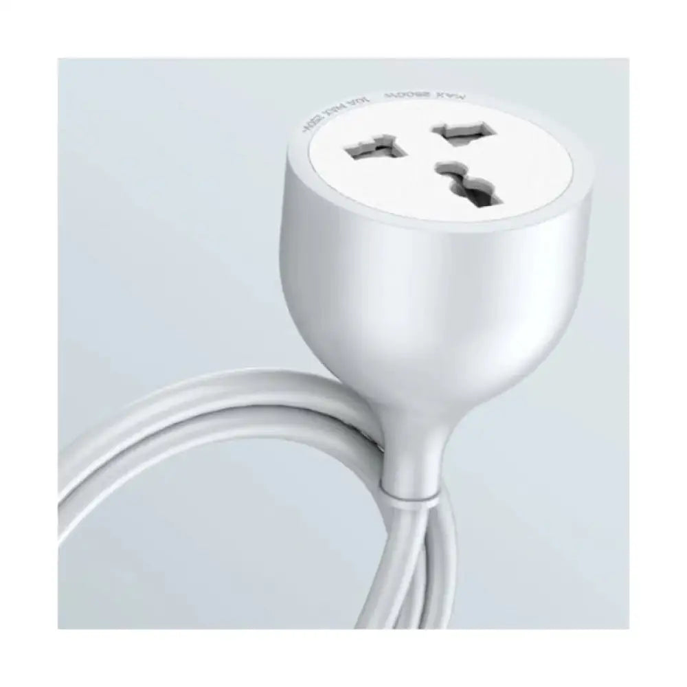 Ldnio 5M Extension Power Cord with Universal Socket 2500W – White Accessories > Cables & Converters > Cables