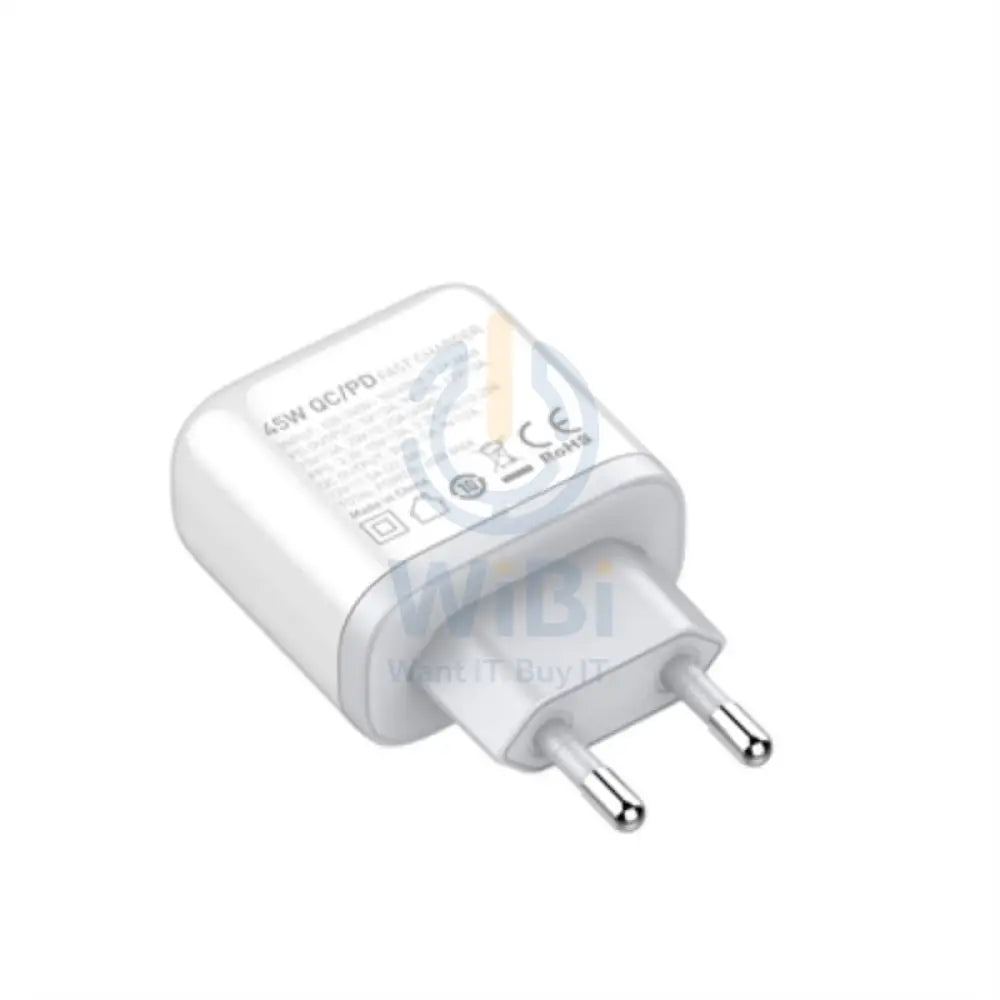 LDNIO A2526C Fast Wall Charger - 45W / USB-A / Type-c / White Accessories > Power Adapters