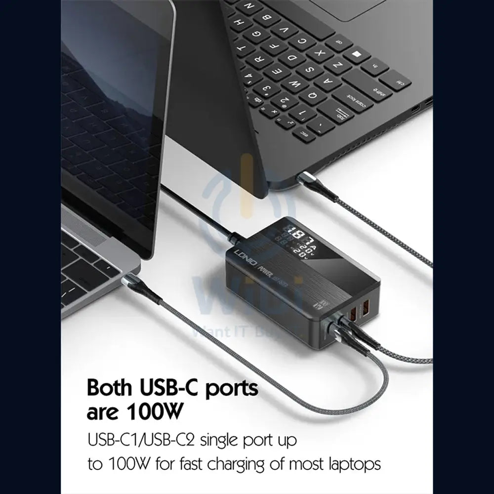 LDNIO A4809C GaN Desktop Charger - 100W / 4-Port Accessories > Power Adapters