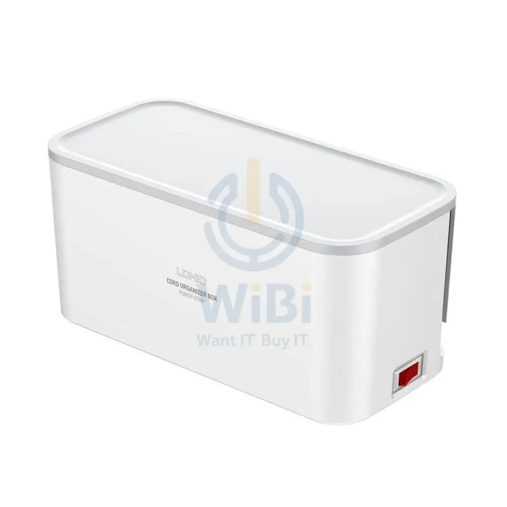 Ldnio Management Power Strip Box with 5 Outlets Power Socket - 5 Way / USB / 2 Meters / White