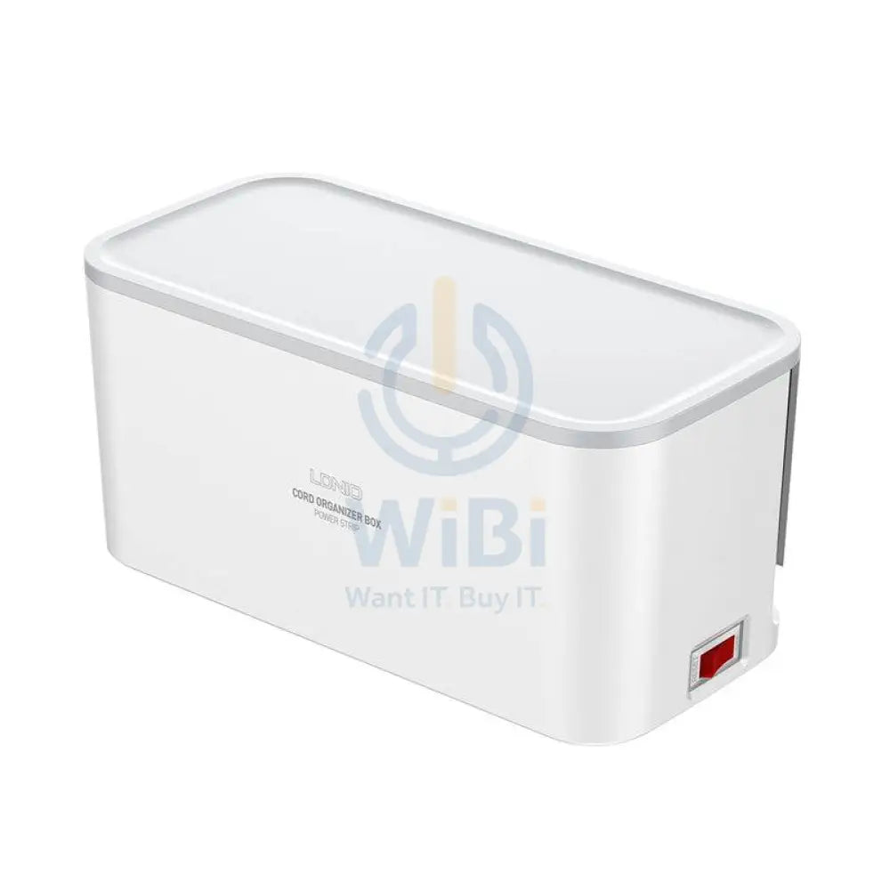Ldnio Management Power Strip Box with 5 Outlets Power Socket - 5 Way / USB / 2 Meters / White - Pack of 2