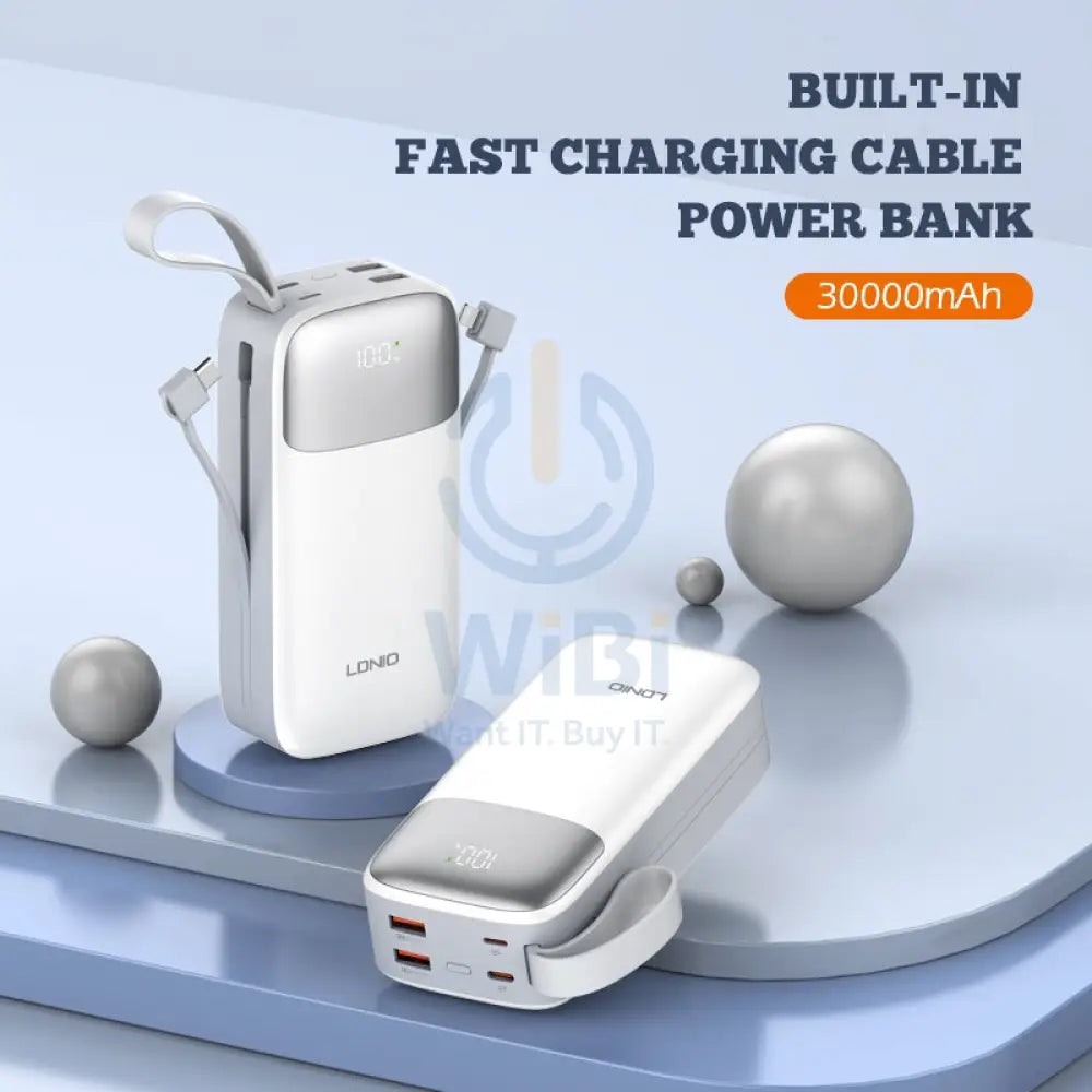 Ldnio PQ30 Fast Charging Power Bank - 30,000mAh / 22.5W Accessories > Power Bank