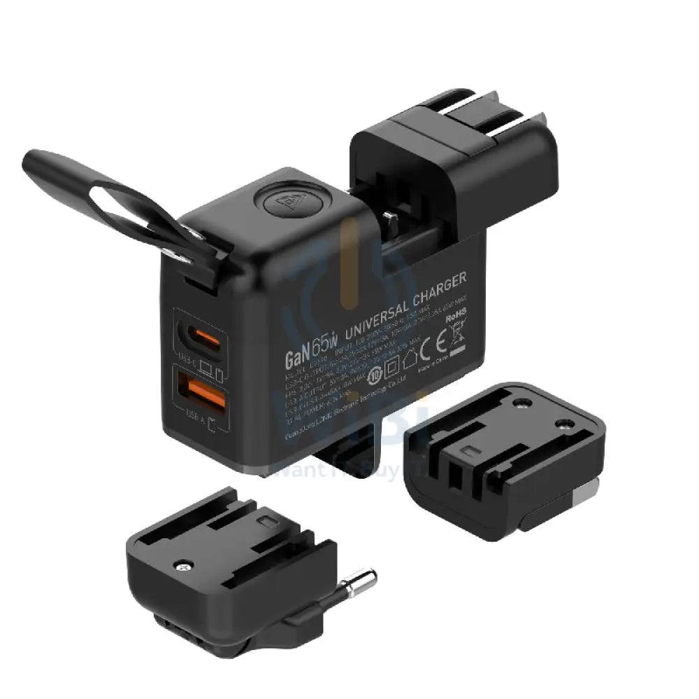 لدنيو Q2618 Q2618 GaN سريع حائط شاحن - 65 واط / يو اس بي تايب-سي / تايب-سي / أسود اكسسوارات > طاقة محولات
