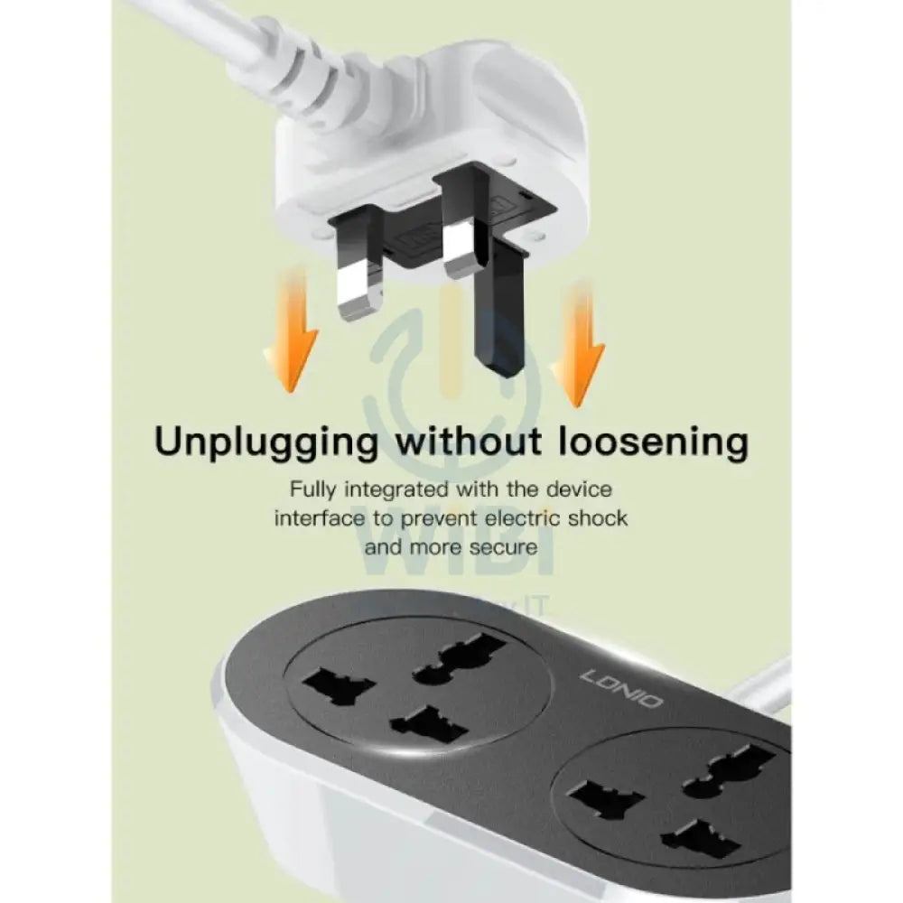 Ldnio SC2018-5M Universal Outlet Extension Cord Accessories > Power > Power Protection > Surge Protector