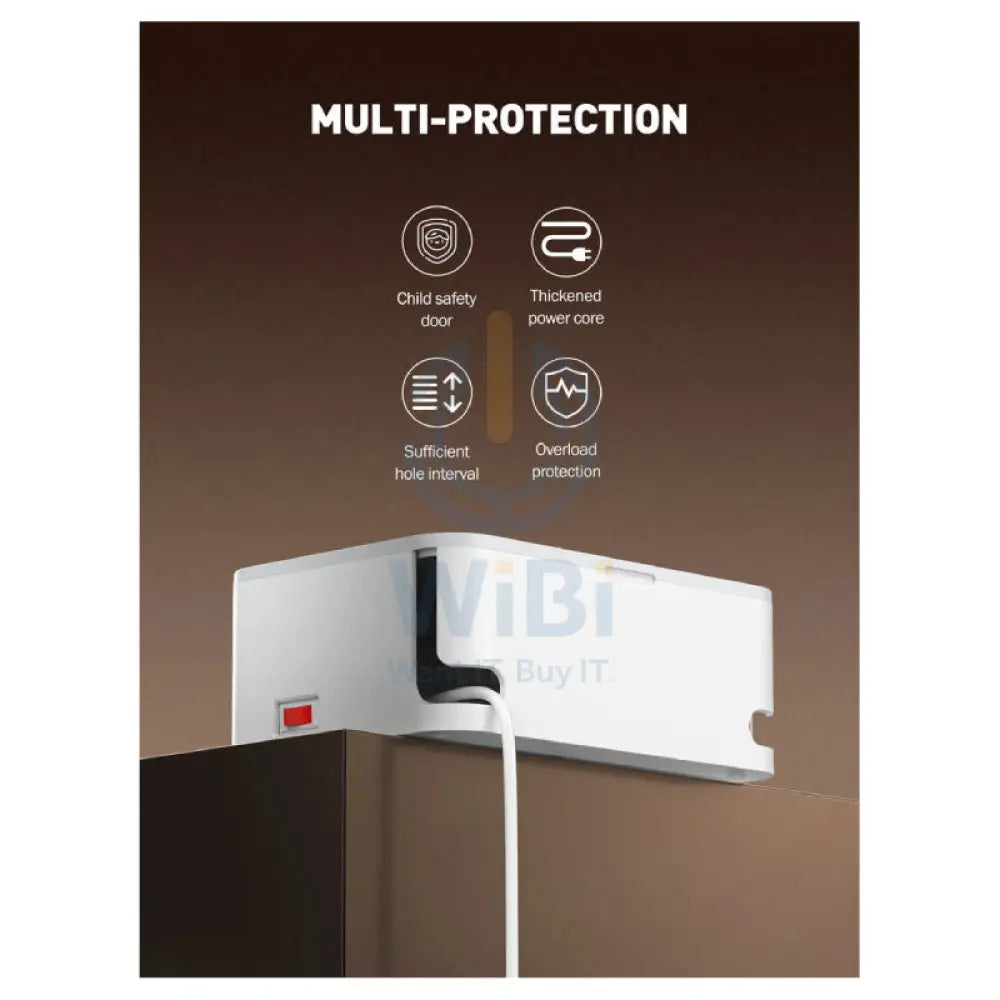 Ldnio SN5310W Wireless Management Power Strip Box 2500W / 5 Way / White Accessories > Power > Power Protection > Surge