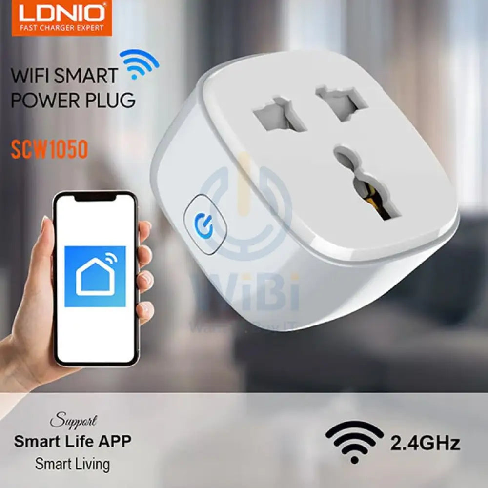 LDNIO Wifi Smart Universal Power Plug UK - White Accessories > Power Adapters