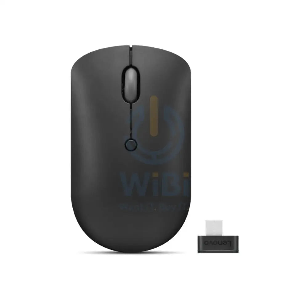 Lenovo 400 USB-C Wireless Compact Mouse - 2.40GHz / 2400dpi / USB-C Wireless Receiver / Optical / Black - Mouse