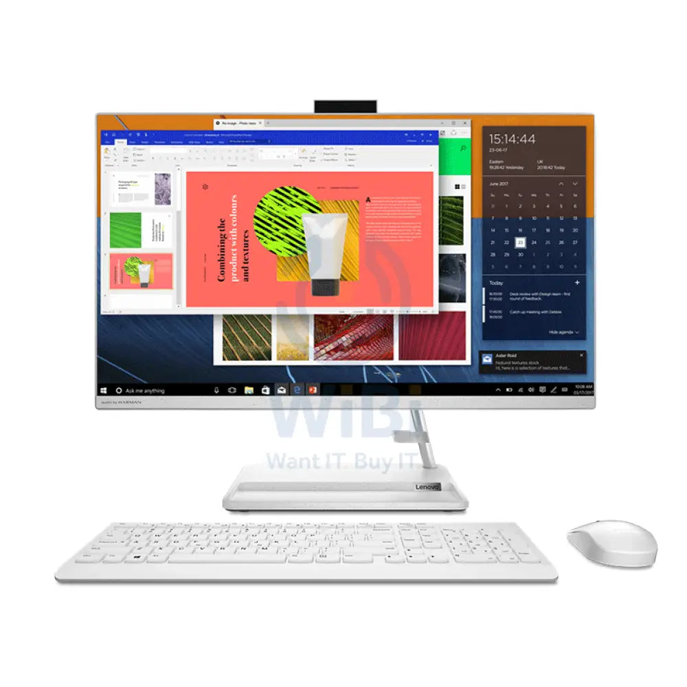 Lenovo IdeaCentre 3 AIO PC - i7 / 8GB / 1TB / 27.0" FHD Non-Touch / 2GB VGA / DOS (Without OS) / 1YW / White - Desktop