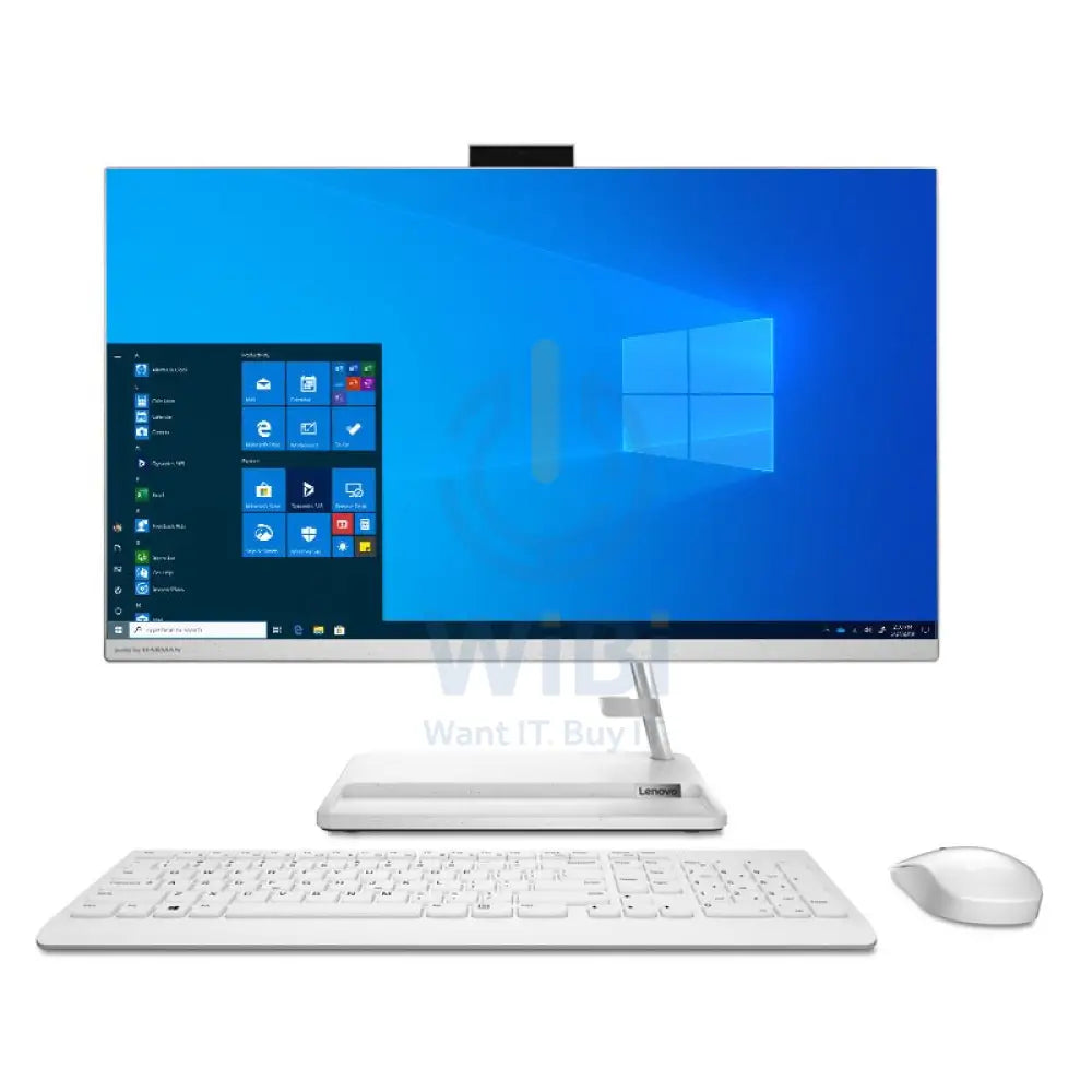 Lenovo IdeaCentre 3 Gen 6 AIO PC - i5 / 4GB / 1TB / 21.5’’ FHD Non-Touch / Win 11 Pro / 1YW / Arabic/English / White