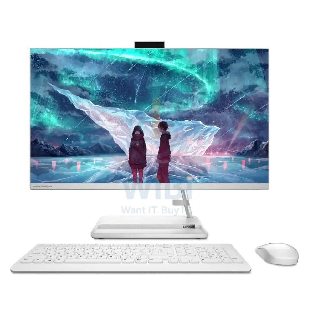 Lenovo IdeaCentre 3 Gen 6 AIO PC - i5 / 4GB / 1TB SSD / 21.5’’ FHD Non-Touch / DOS (Without OS) / 1YW / English / White