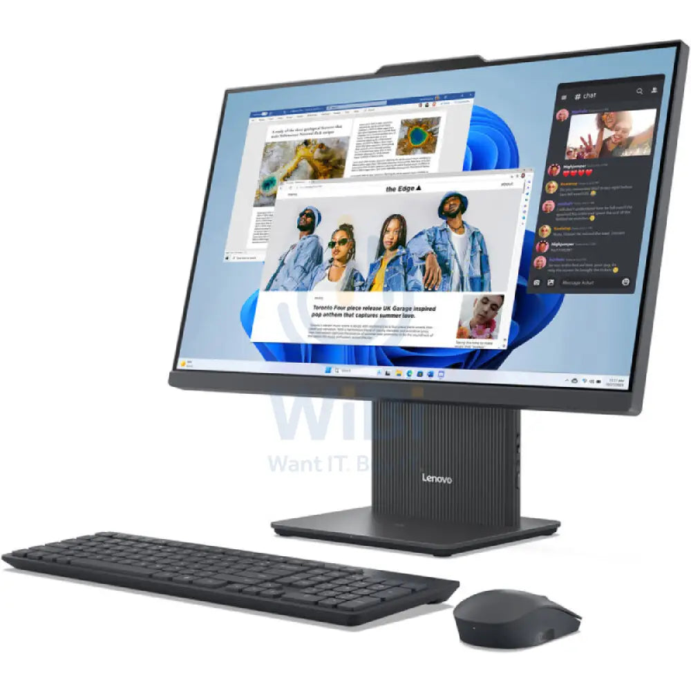 لينوفو إيديا سنتر الجيل المتكامل 9جهاز كمبيوتر - آي 5 / 8 جيجابايت / 1 تيرابايت (NVMe م.2 إس إس دي) / 23.8 بوصة FHD لا تعمل باللمس / دوس (بدون نظام تشغيل) / ضمان سنة / لونا