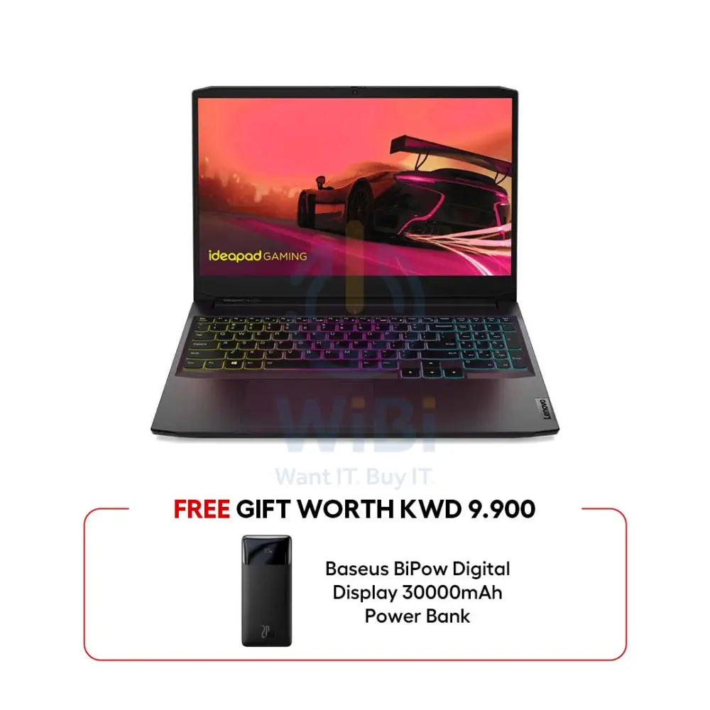Lenovo IdeaPad Gaming 3 - 15.6’’ FHD / AMD Ryzen 7 / 16GB / 512GB (NVMe M.2 SSD) / 6GB VGA RTX 3060 / 1YW