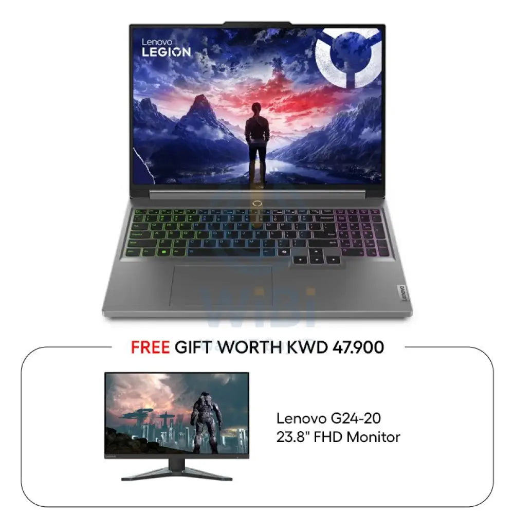 Lenovo Legion 5 Gen 9 - 16.0’’ WQXGA / i7 / 16GB / 1TB (NVMe M.2 SSD) / RTX 4050 6GB VGA / DOS (Without OS) / 1YW