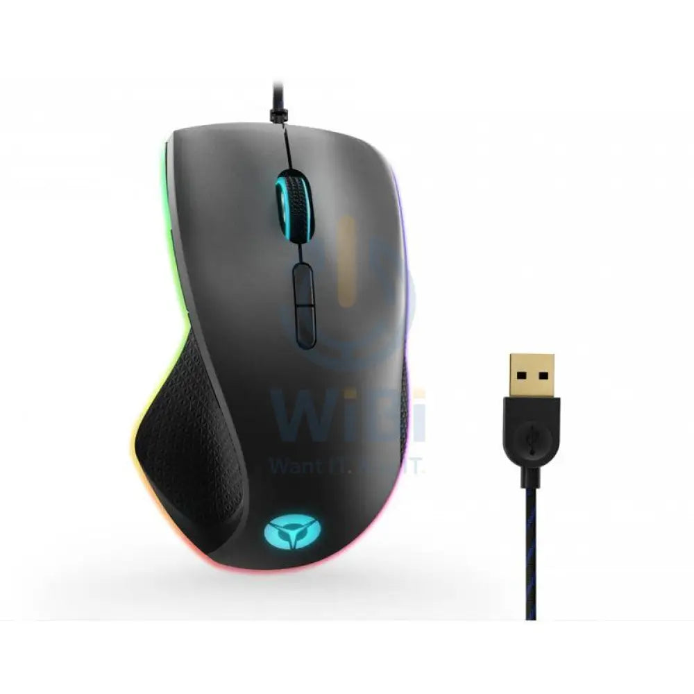 Lenovo Legion M500 RGB Gaming Mouse - 16000dpi / Optical / USB 2.0 / Wired / Black/Iron Gray - Mouse
