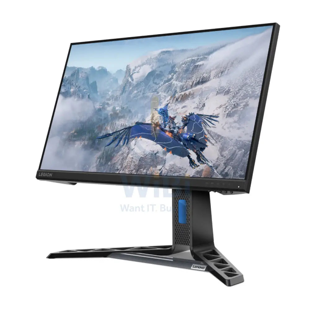 لينوفو ليجن R24e - 23.8 بوصة FHD IPS مقاس 23.8 بوصة مضاد للتوهج / 0.5 مللي ثانية / فوق إلى 180 هرتز / إتش دي إم أي 2.1 / DP 1.4 / عين راحة / رايفن أسود