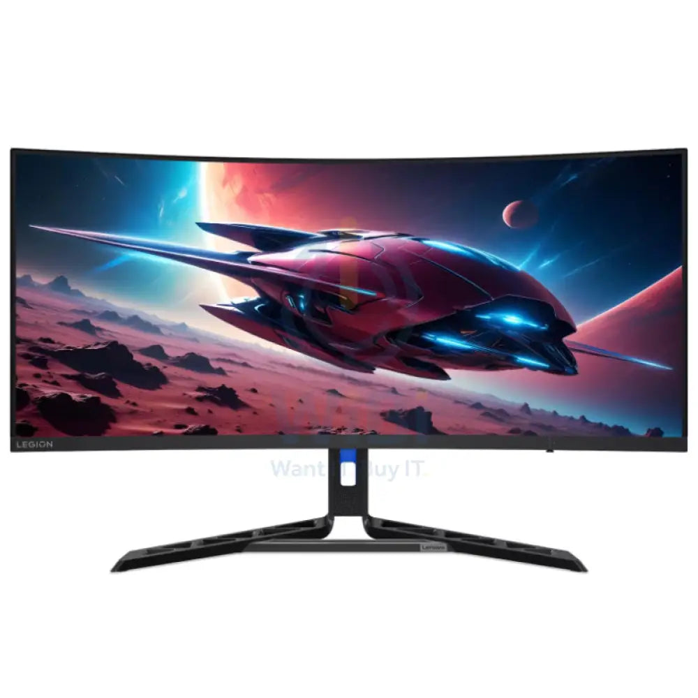 Lenovo Legion R34w-30 - 34’’ WQHD Curved / 0.5ms / Up to 180Hz / HDMI 2.1 / DP 1.4 / Speaker / Eyesafe / Raven Black
