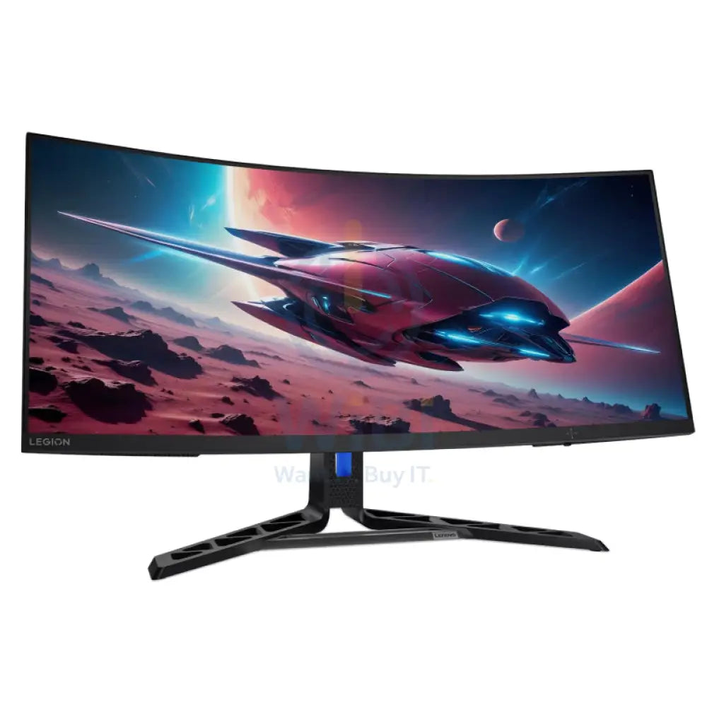 Lenovo Legion R34w-30 - 34’’ WQHD Curved / 0.5ms / Up to 180Hz / HDMI 2.1 / DP 1.4 / Speaker / Eyesafe / Raven Black