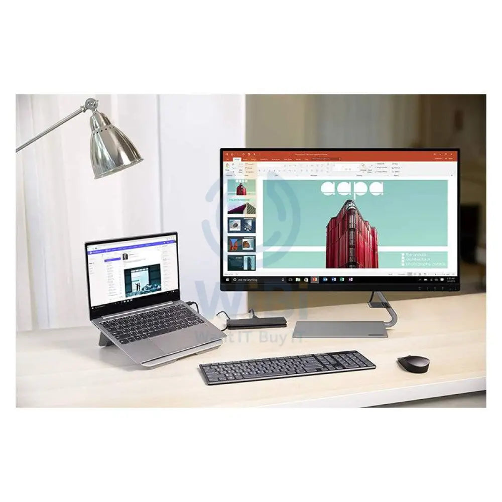 حامل لابتوب لينوفو الألومنيوم - 15.6 بوصة / محمول