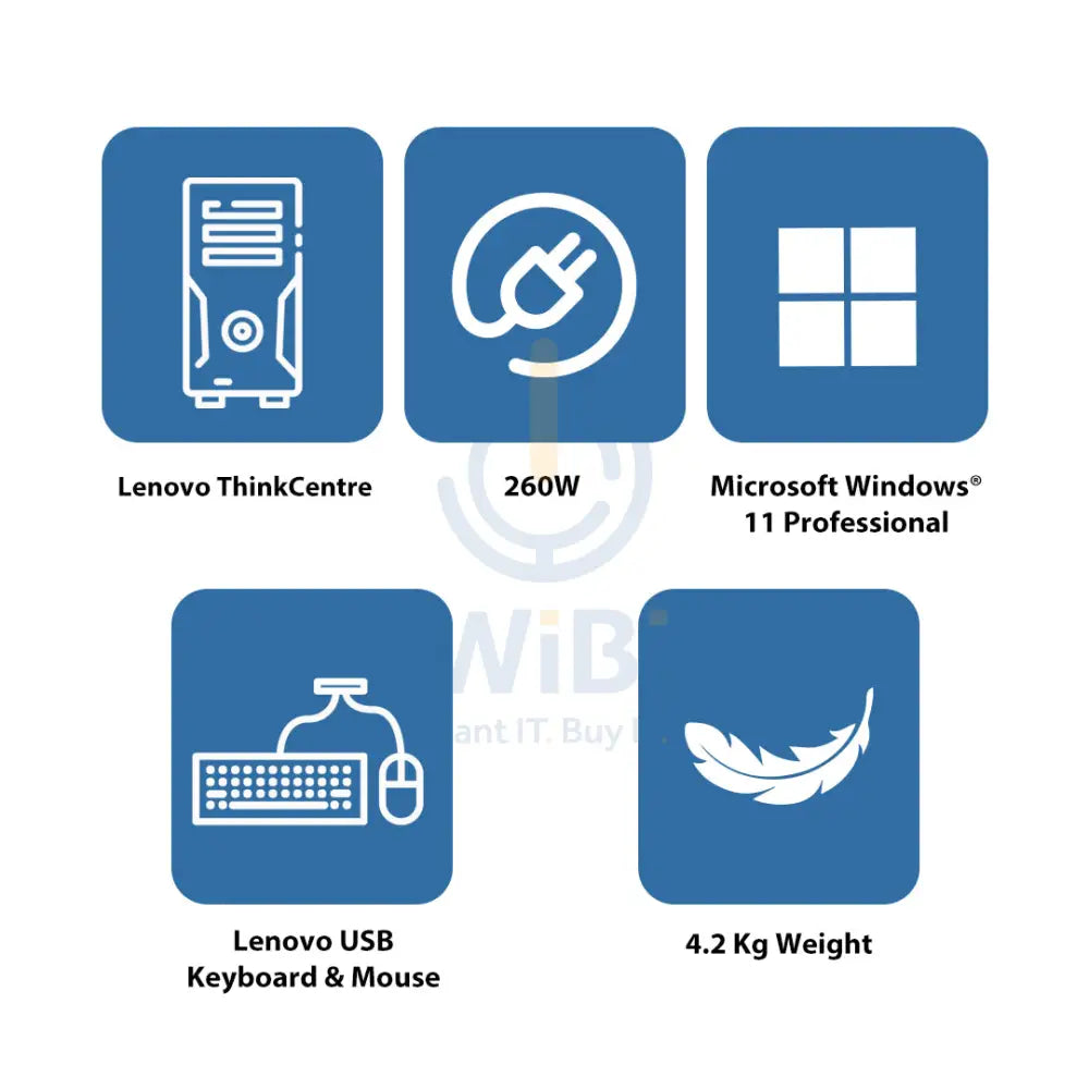 Lenovo ThinkCentre Neo 50s Gen 5 (SFF) - i7 / 8GB / 1TB (NVMe M.2 SSD) / Win 11 Pro / 1YW - Desktop Desktop &