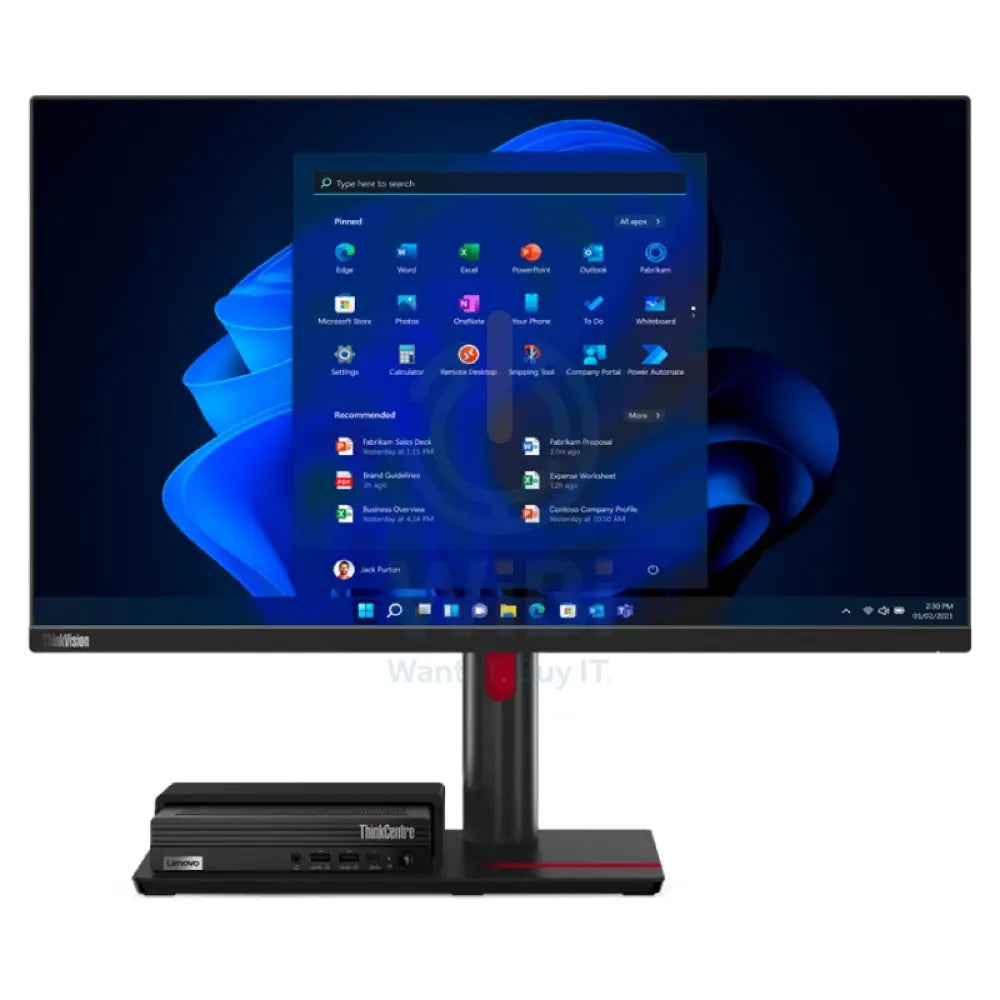 Lenovo ThinkCentre TIO Flex 27i - 27’’ FHD / Non-Touch / 4ms / HDMI 1.4 / Display Port 1.2 / VGA / USB3.2 - Monitor
